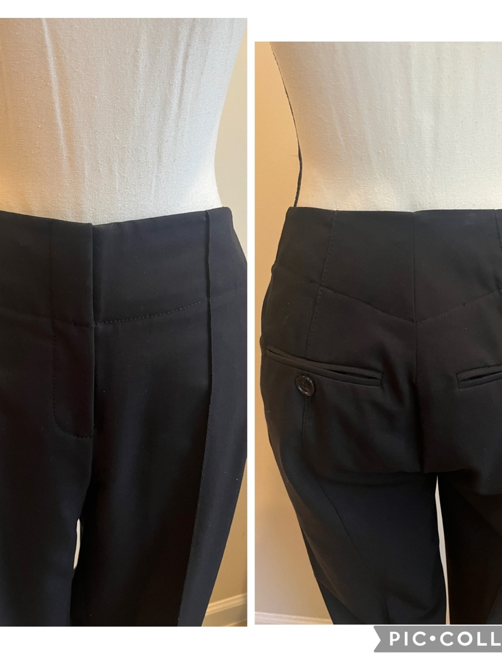 Magaschoni Collection Pantsuit Black Peplum Blazer & Pants Tailored Size 2 Small - Picture 13 of 16